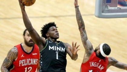  爱德华兹三分绝杀森林狼险胜鹈鹕